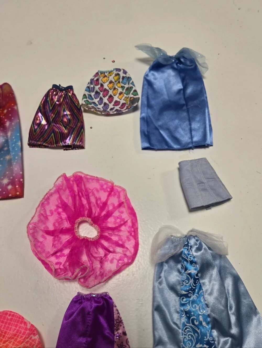 10 Barbie Doll Skirts Multicolor